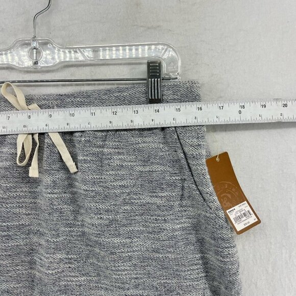 Sonoma Mini Skirt Women's S Gray Heathered Drawstring Pockets Knitted Straight - Picture 3 of 8